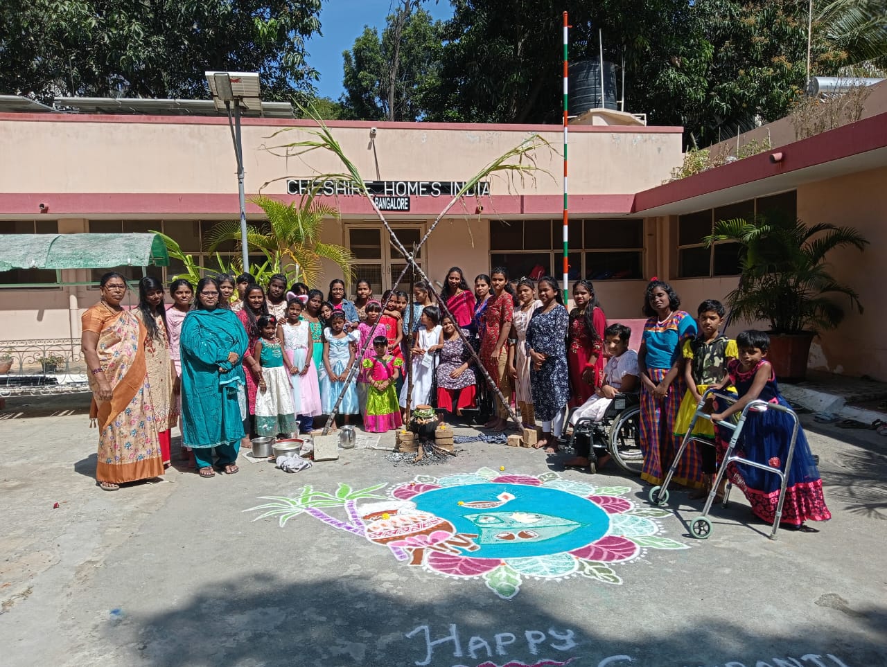 Makara Sankranthi celebrations at the ARH by residents and staff.