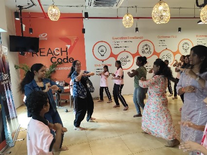 Energetic Zumba Session Hosted by Firstsource