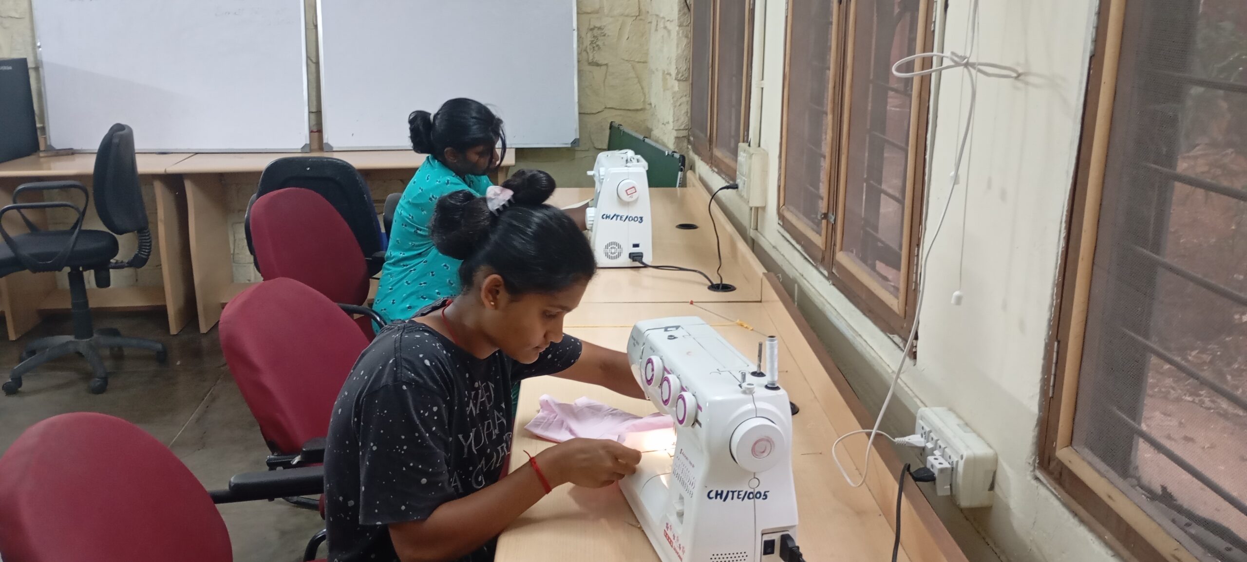Girls Learn Tailoring Skills in Summer