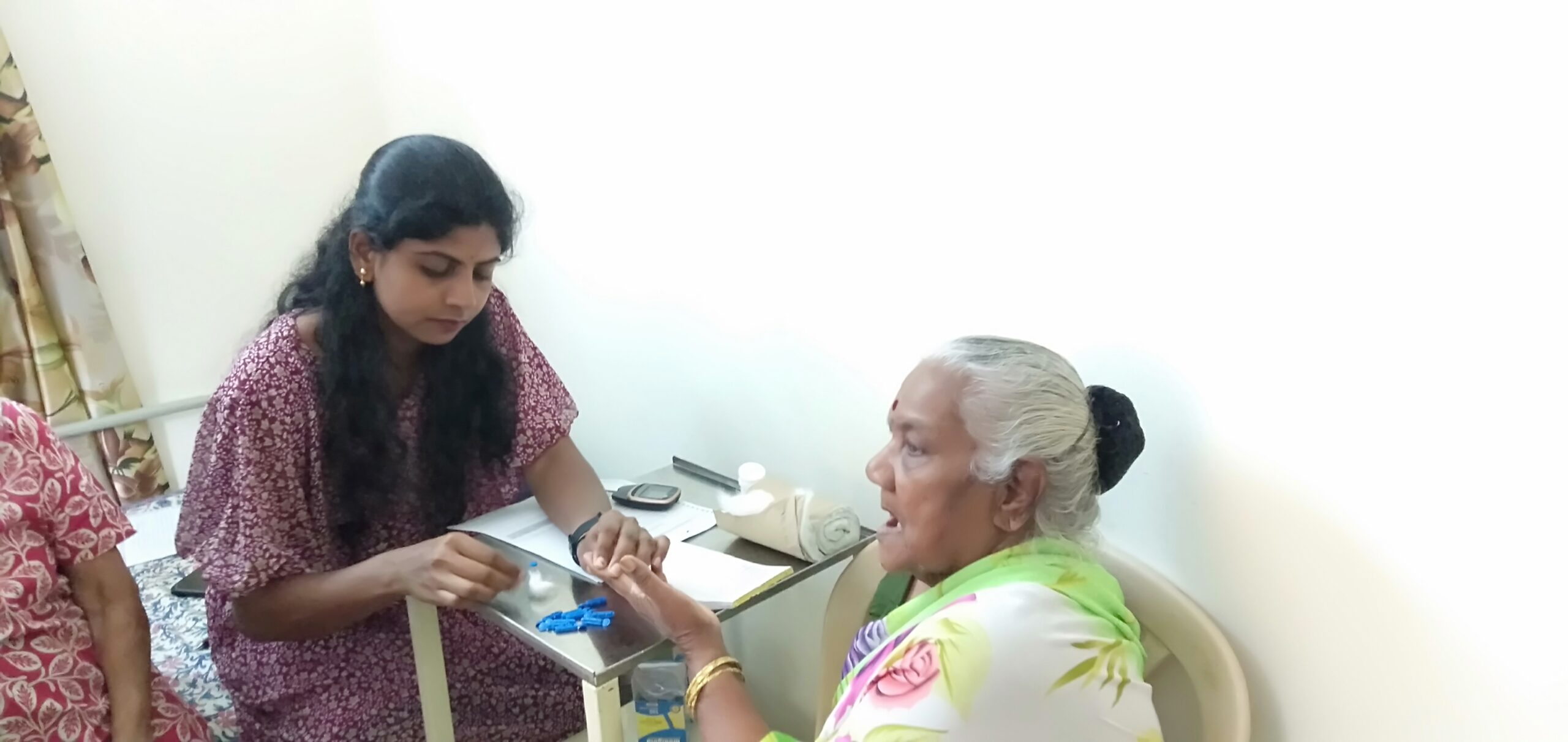 A Health Camp organized at our Whitefield Home