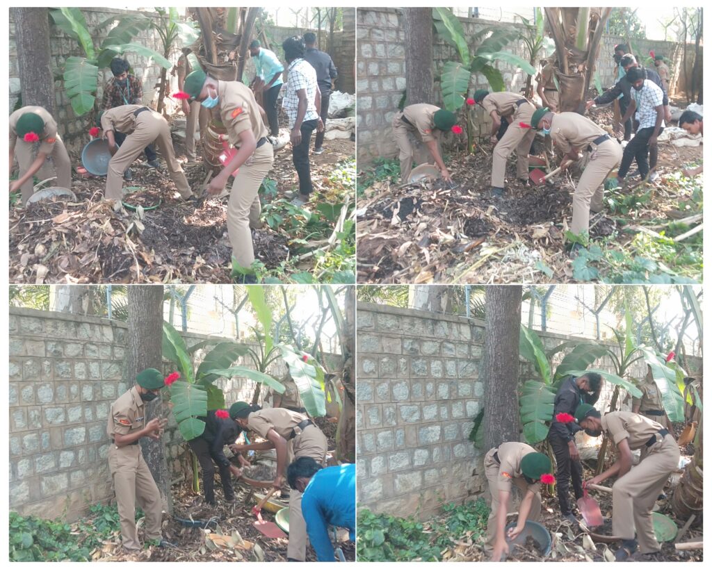 NCC, NSS Cadets Help at HAL Home
