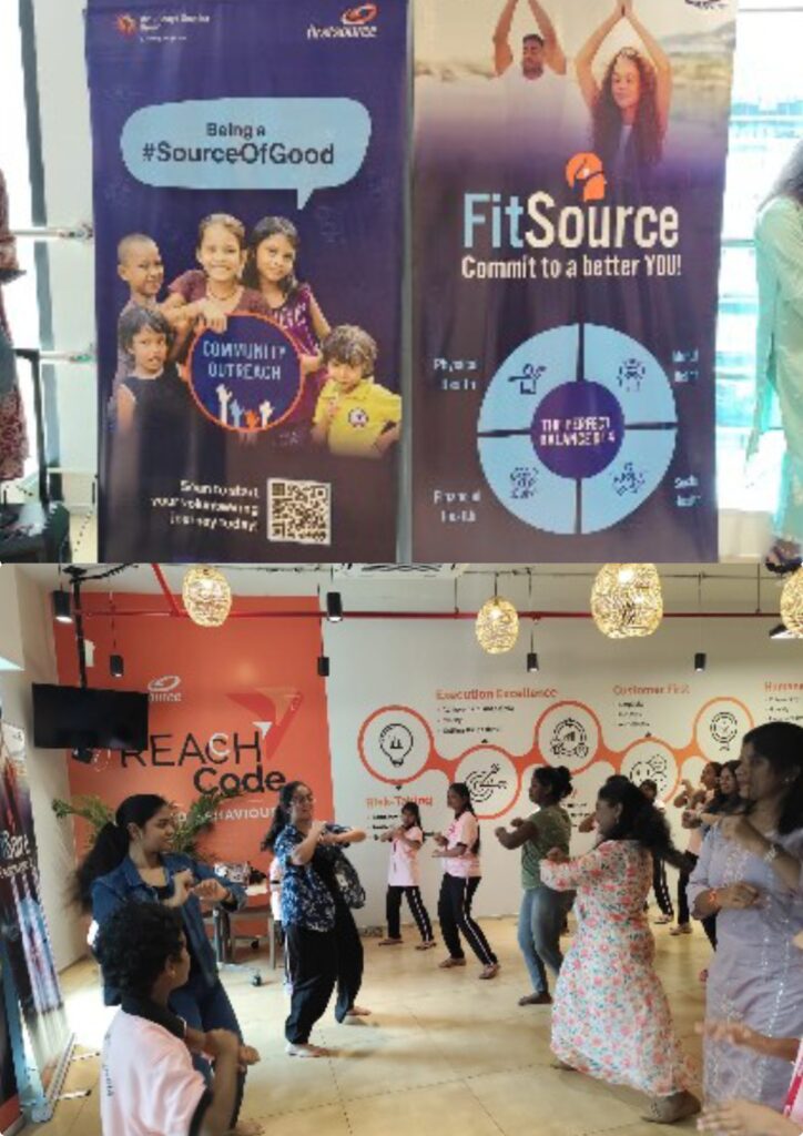 Energetic Zumba Session Hosted by Firstsource