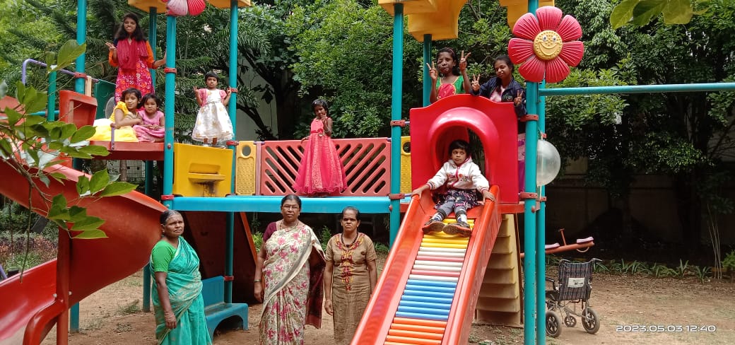 Summer Play time for our young residents at the BBMP Park