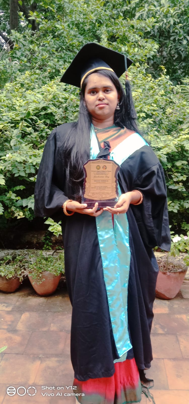 3rd Rank for Dhanushree in Bangalore University