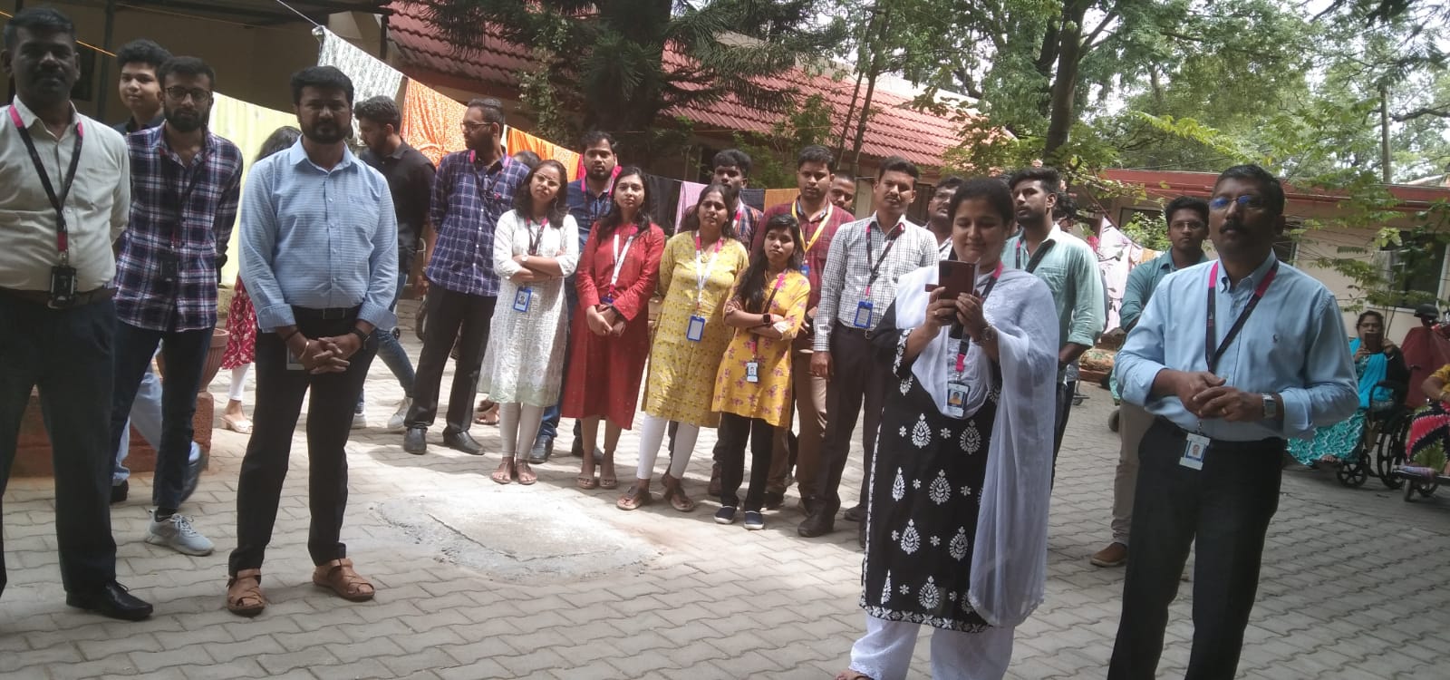 TCS GE Team Brings Joy to Elders