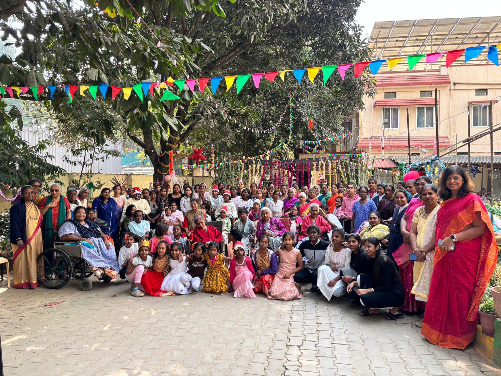 Christmas Joy at Whitefield Home with Carols and Shared Meal
