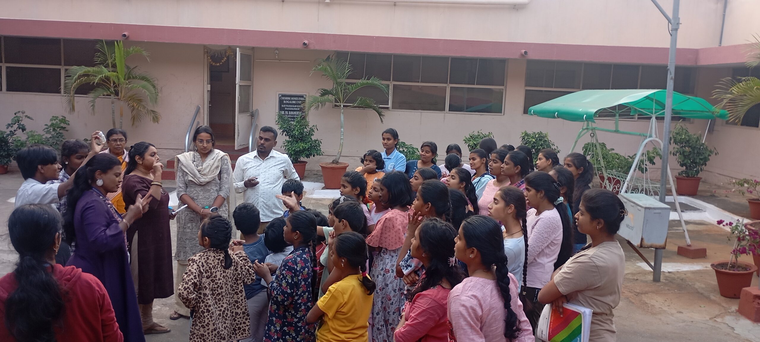 Rainwater Harvesting Awareness Session at ARH by Biome